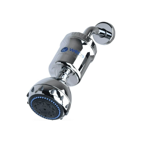 WECO Multi Stage Dechlorinating Shower Filter with Shower Head - Chrome