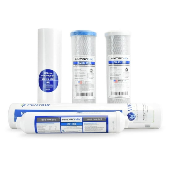 WECO VGRO-SET7-75UVALK Filter Set for Reverse Osmosis Systems