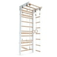 thumbnail image 1 of WEDANTA Wooden Swedish Ladder Wall Set – Kids Stall Bars for Exercise – Kids Swedish Gymnastic Wall Gym – Wood Stall Bar Gymnastics Playground – Best Gym for All Family, 1 of 8