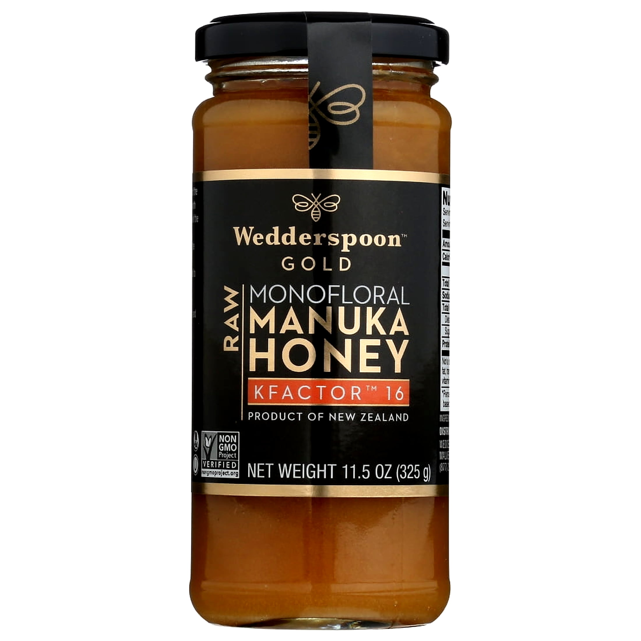 WEDDERSPOON MANUKA HONEY, KFACTOR 16, 11.5 OZ.