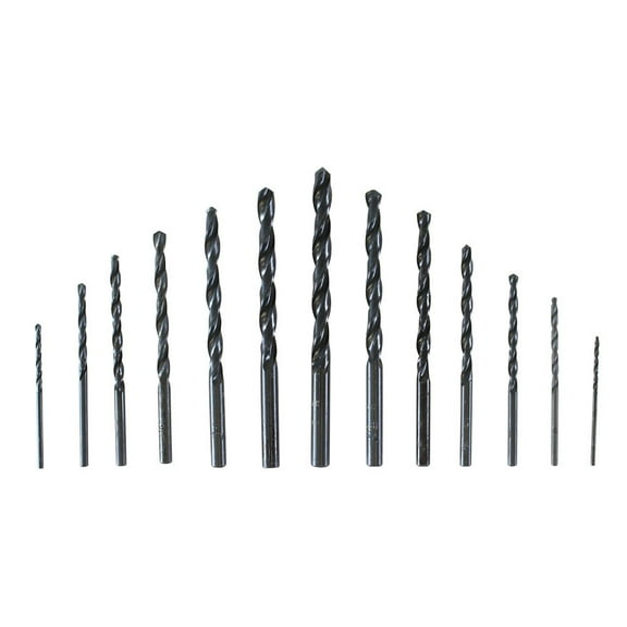 WEDGE 13 Piece HSS Twist Drill Set with Storage Case | 13 Drill Sizes 1/16" to 1/4" For Versatile Drilling Solutions | Precision Performance | Custom Storage Case