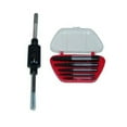 thumbnail image 1 of WEDGE 7 Piece Screw Extractor Set | Chrome Steel Construction | 5 Versatile Attachments | Carrying Case Included | Ultimate Removal Tool For Broken Screws, Pipes, Bolts, Studs, 1 of 2