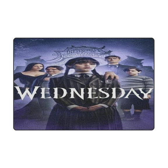 WEDNESDAY Area Rugs, Large Carpet, Washable Rug Mat, Flannel Non-Slip Rugs For Bedroom Living Dining Dorm Room Entryway, Home Decor