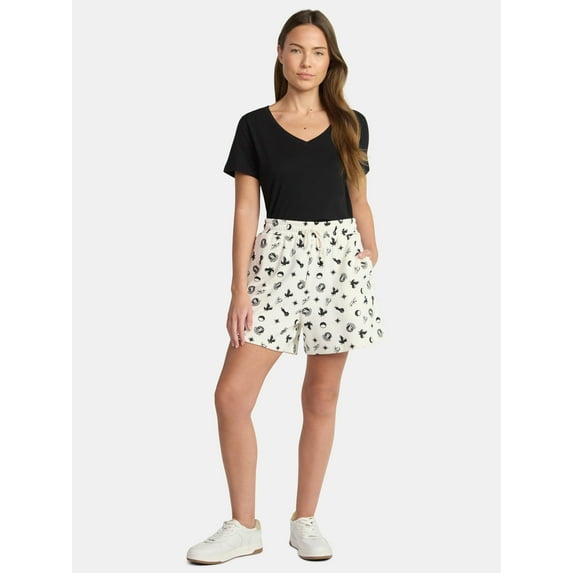 Wednesday Addams Women's Graphic Shorts, Sizes XXS-2XL