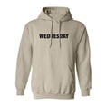 thumbnail image 1 of WEDNESDAY (worn on Monday) Adult Hooded Sweatshirt, 1 of 2