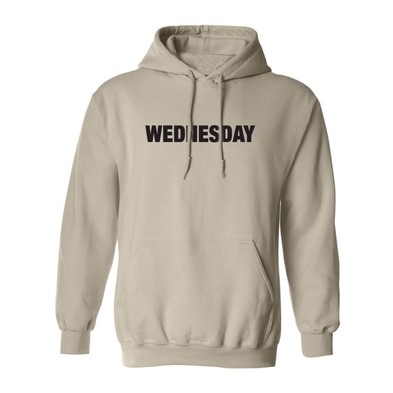 WEDNESDAY (worn on Monday) Adult Hooded Sweatshirt