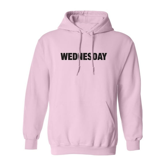 WEDNESDAY (worn on Monday) Adult Hooded Sweatshirt