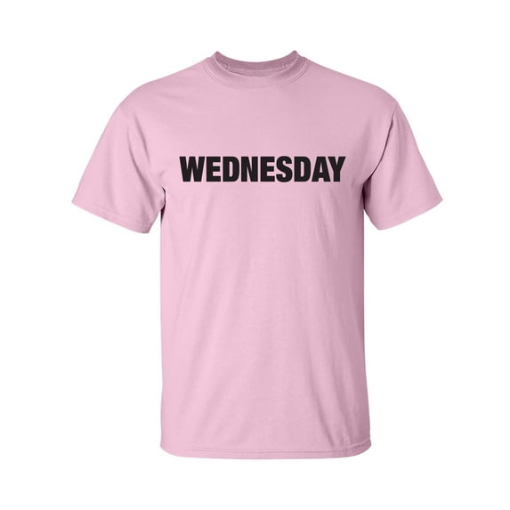 WEDNESDAY (worn on Monday) Adult Short Sleeve T-shirt