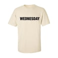 thumbnail image 1 of WEDNESDAY (worn on Monday) Adult Short Sleeve T-shirt, 1 of 4