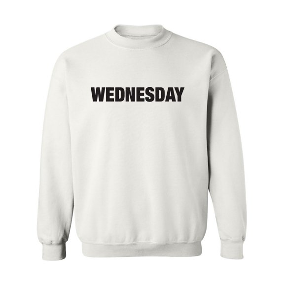 WEDNESDAY (worn on Monday) Crewneck Sweatshirt