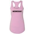 thumbnail image 1 of WEDNESDAY (worn on Monday) Racerback Tank, 1 of 3
