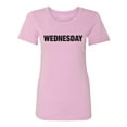 thumbnail image 1 of WEDNESDAY (worn on Monday) Womens crewneck tee, 1 of 3