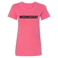 thumbnail image 1 of WEDNESDAY (worn on Monday) Womens crewneck tee, 1 of 2