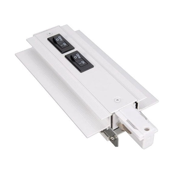 WEDR-RTL-1A-BK-WAC Lighting-Accessory - 120V 1-Amp W-Recessed Track Flangeless Live End Right Current Limiter-Black Finish