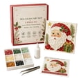 thumbnail image 1 of WEEEANT Christmas Sea Glass Art Kit DIY Handcrafted Santa Claus Tabletop Decor with Sea Glass, Glue, and Tools for Festive Holiday Crafting, 1 of 7