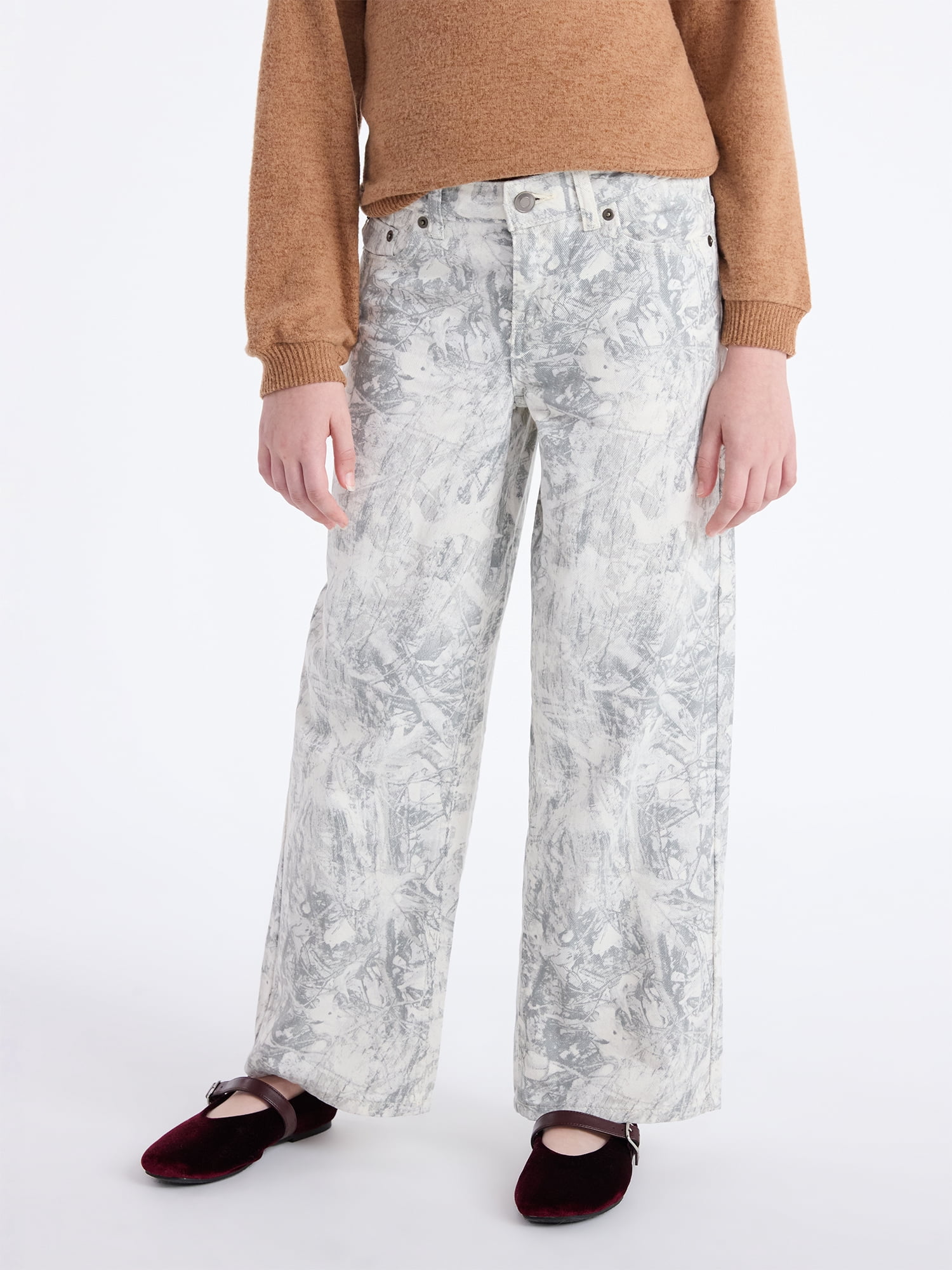 Weekend Academy Girls Baggy Straight Jeans, Sizes 5-18