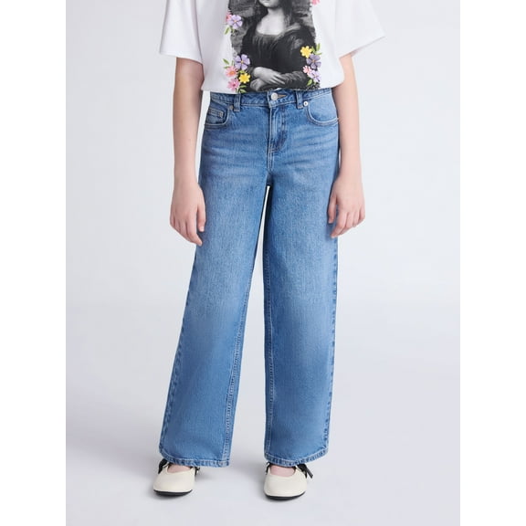 Weekend Academy Girls Baggy Straight Jeans, Sizes 5-18