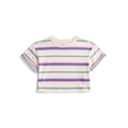 thumbnail image 1 of Weekend Academy Girls Stripe Boxy Tee, Sizes 4-18, 1 of 4