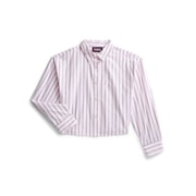 Weekend Academy Girls Button Up Shirt with Long Sleeves, Sizes 4-18