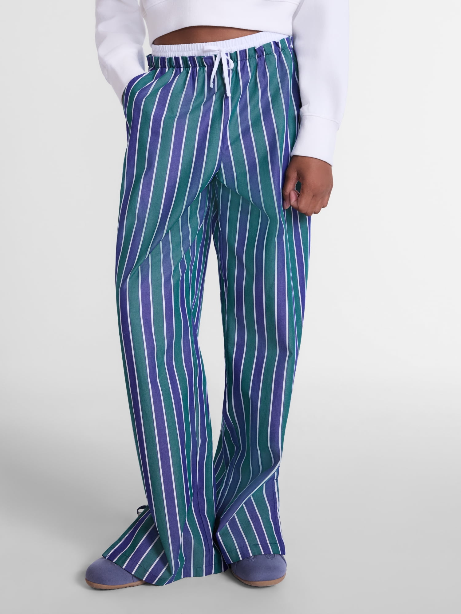 Weekend Academy Girls Easy Print Cotton Pants, Sizes 4-18