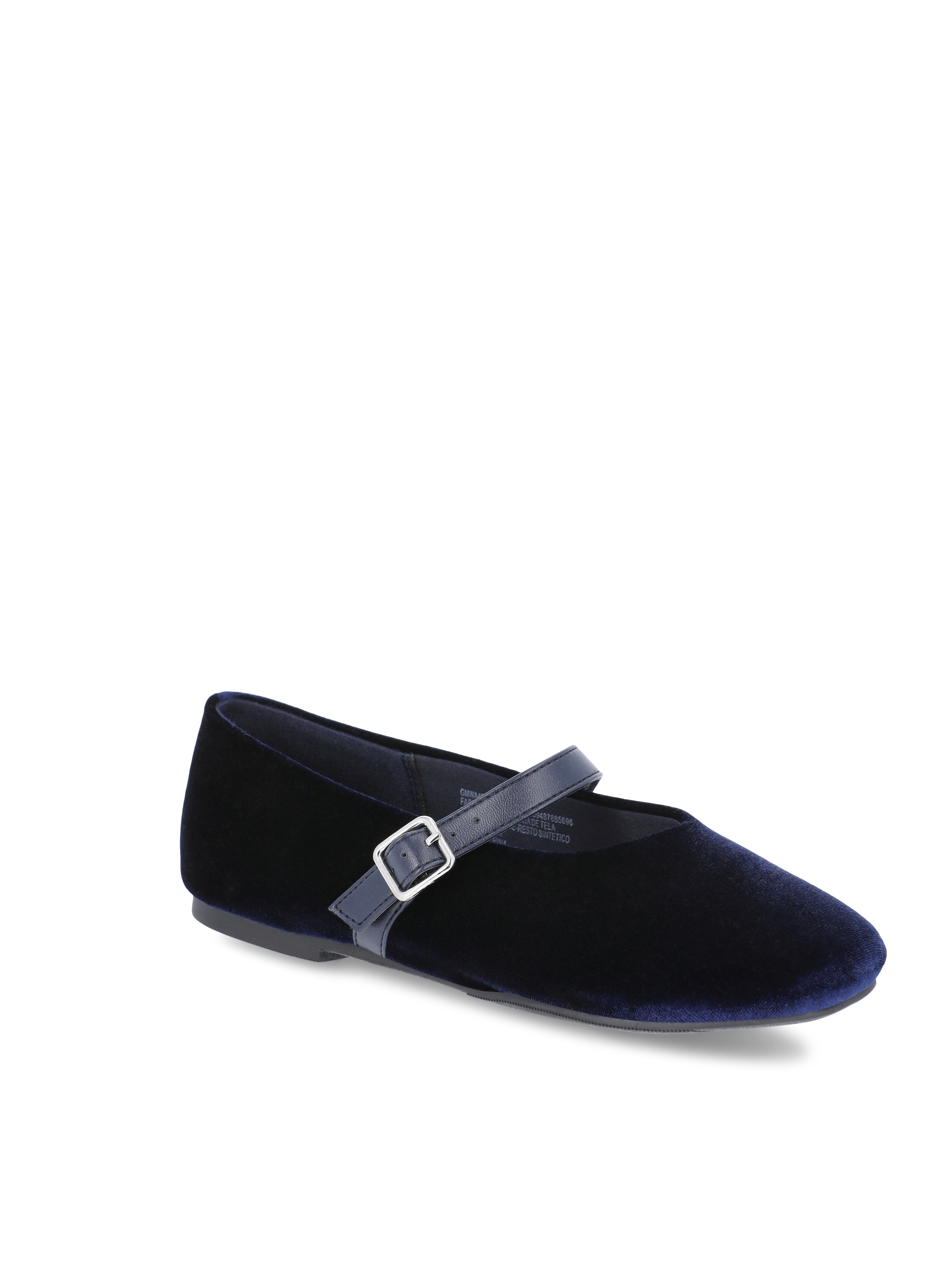 Weekend Academy Girls Velvet Ballet Flats