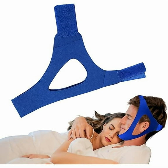 WEEKS Chin Strap for cpap Users,Breathable Adjustable Anti-Snore Stop Chin Strap,Anti Snoring Devices Anti Snoring Chin Strap - Stop Snoring Aid for Men & Women
