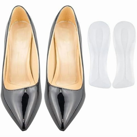 WEEKS Gel Weight Shifting Insoles for High Heels, Invisible Inserts Pads for Women Comfort, Foot Pain Relief, Extend Wear Time