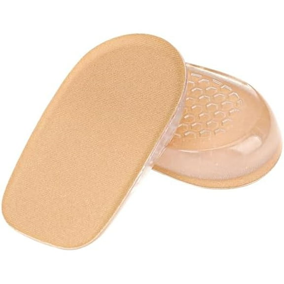 WEEKS Heel Lifts, Gel Height Increasing Insoles, Soft Shoe Lifts for Uneven Legs, Shoe Lifts for Women Men, 1 Inch Heel Lifts for Leg Length Discrepancy, Comfort Half Foot Insoles for Heel Pain