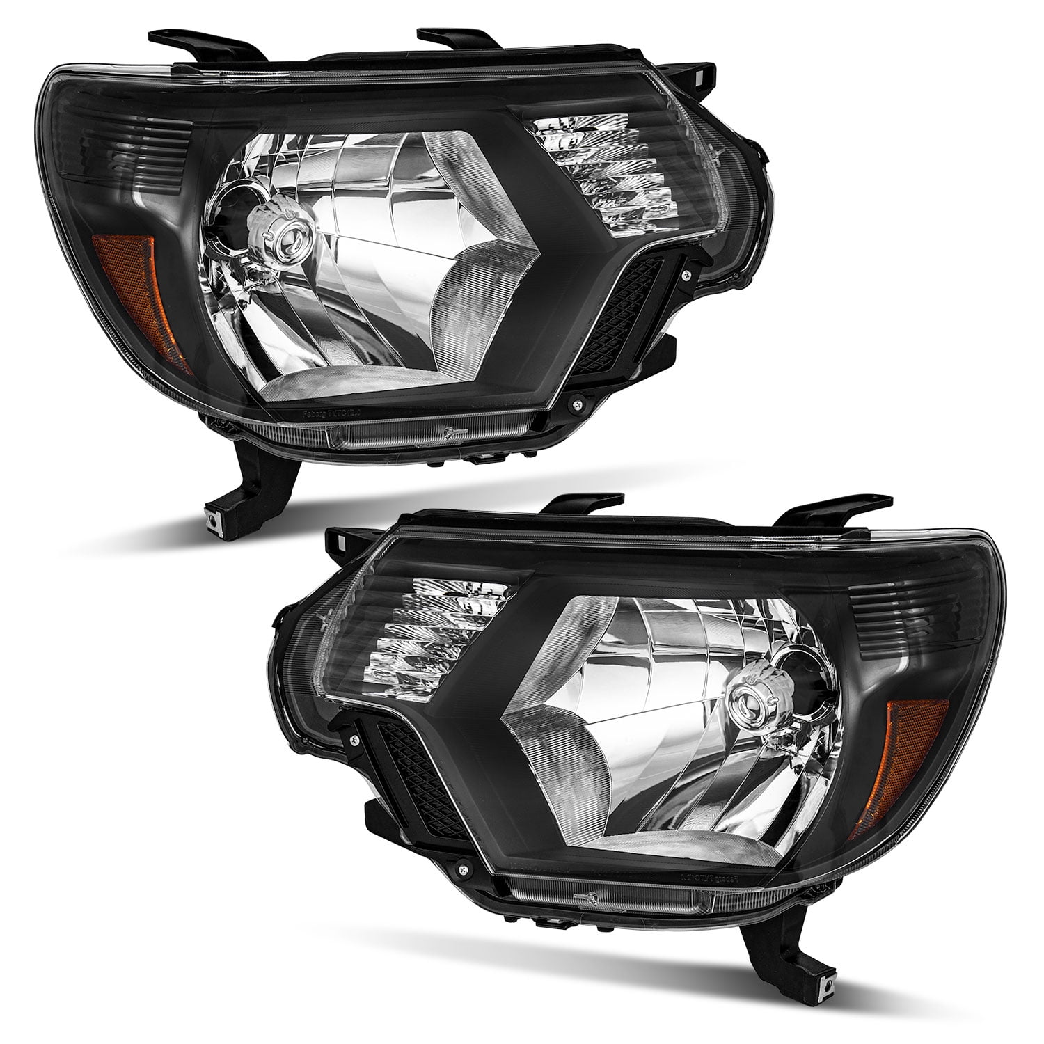 WEELMOTO Headlights for 2012-2015 Toyota Tacoma, Headlamp Assembly ...
