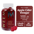 thumbnail interactive-video image 1 of WEEM- Apple Cider Vinegar Gummies, Gluten Free, Vegan, Cruelty-free 60 ct., 1 of 10