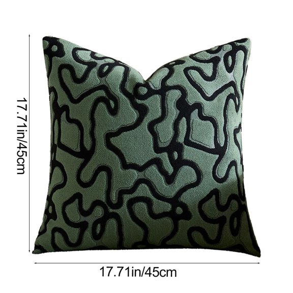 WEGFTDUOP 17.7x17.7in Embroidered Pillowcase
