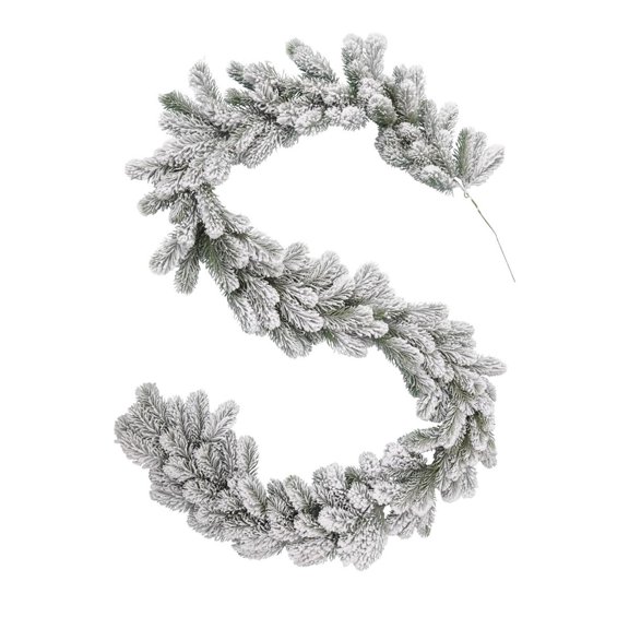 WEGFTDUOP 180cm Simulated Flocked Rattan Needles And Rattan Strips Christmas Decoration