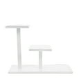 thumbnail image 1 of WEGFTDUOP 2-Tier White Wooden Plant Stand 17" Indoor-Outdoor Multi-Layer Succulent Rack Space-Saving Corner Display Shelf for Living Room Bedroom Office Garden 43cm Wide Easy Assembly, 1 of 6