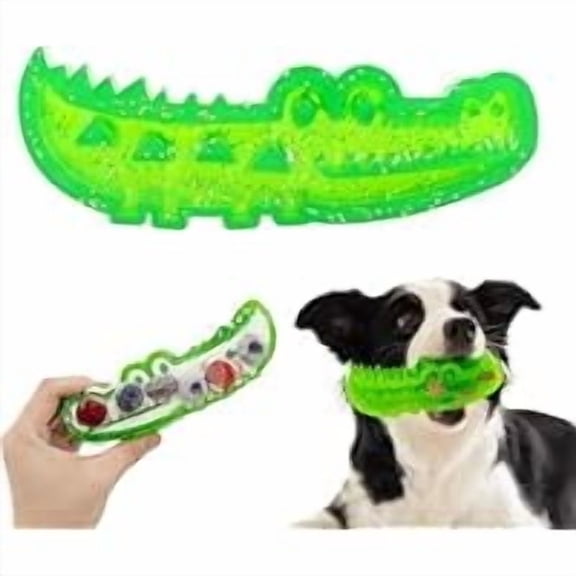 WEGFTDUOP 2025 Alligator Dog Toy - Slow Feed, Chew & Fetch - Interactive Treat Dispenser, Teeth Cleaning for Small & Medium Dogs