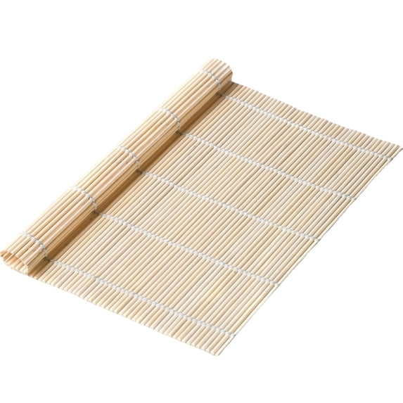 WEGFTDUOP 24cm Sushi Bamboo Rolling Mat - Multi-Color for Nori Rice Roll & Sushi Making