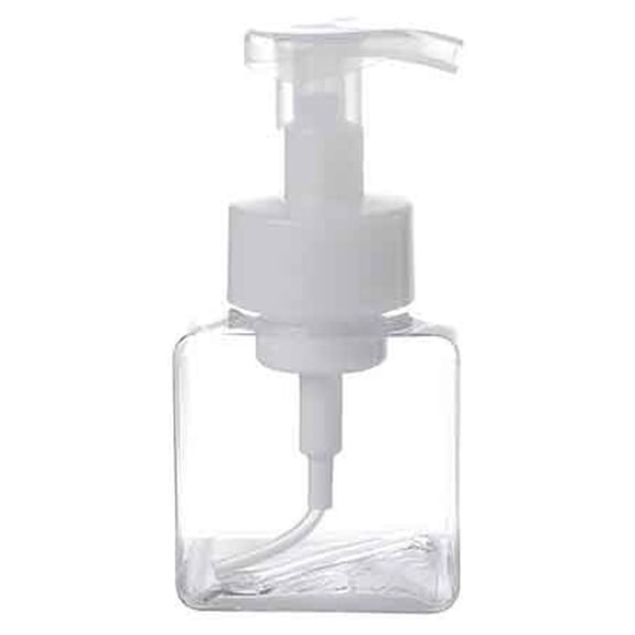 WEGFTDUOP 250ml Foaming Soap Dispenser Refillable Foam Pump Bottle for Liquid Soap