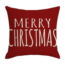 WEGFTDUOP 2PC Christmas Pillow Red Combo Gnome Happy Decoration Cushion Home Sofa Pillow Bedside Cushion