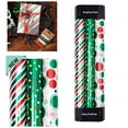 thumbnail image 1 of WEGFTDUOP 3pc Festival Wrapping Paper Jumbo Roll - 118In 80 Gsm Thick Gift Wrapping Paper, Universal For Christmas Birthday New Year & All Holiday Gift Wrapping Supplies, 1 of 8