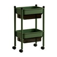 thumbnail image 1 of WEGFTDUOP 4-Tier Rolling Plastic Storage Cart 24" Slim Slide-Out Pantry Rack with Drawers Mobile Multi-Layer Organizer for Living Room Kitchen Snacks Laundry Lightweight Easy-Assemble, 1 of 6