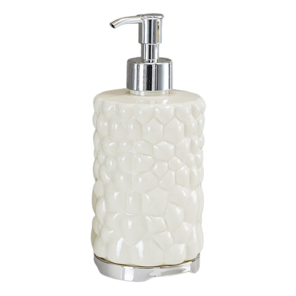 WEGFTDUOP 420ml Refillable Hand Soap Dispenser Bottle Decorative Pump Container for Bathroom Kitchen & Toilet