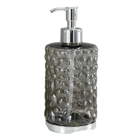 WEGFTDUOP 420ml Refillable Hand Soap Dispenser Bottle Decorative Pump Container for Bathroom Kitchen & Toilet