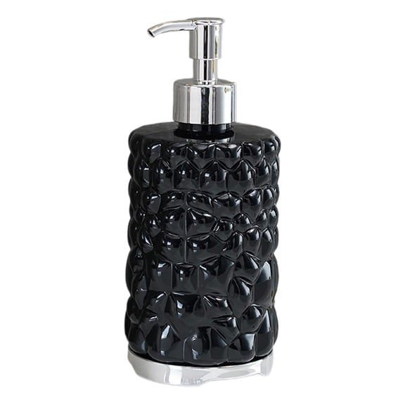 WEGFTDUOP 420ml Refillable Hand Soap Dispenser Bottle Decorative Pump Container for Bathroom Kitchen & Toilet