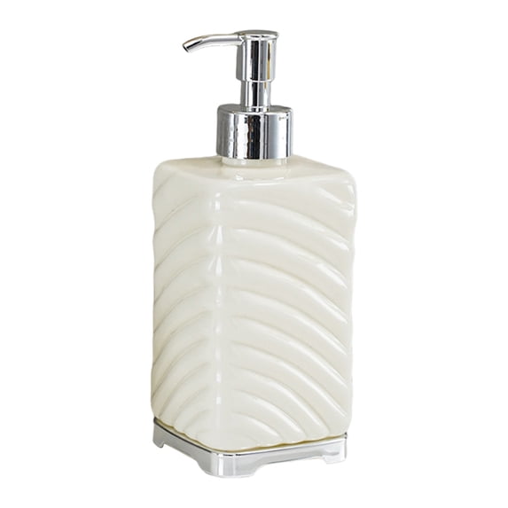 WEGFTDUOP 430ml Refillable Pump Bottle Empty Plastic Container for Shower Gel Shampoo Hand Soap & Dish Soap