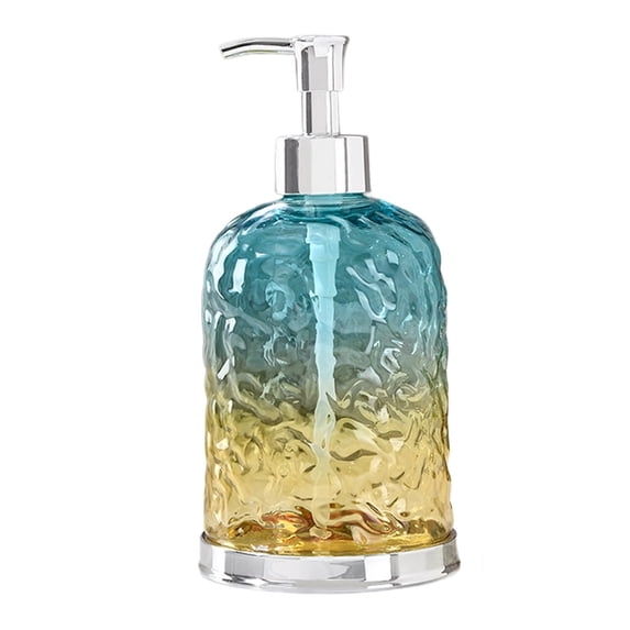 WEGFTDUOP 450ml Refillable Hand Soap Dispenser Bottle Decorative Pump Container for Bathroom Kitchen & Toilet