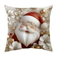 thumbnail image 1 of WEGFTDUOP 45x45 cm Christmas Pillow Cover Set of 1, Linen-Look Festive Home Decoration Cushion Case for Sofa Couch Holiday Décor, 1 of 6
