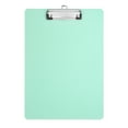 thumbnail image 1 of WEGFTDUOP A4 Clipboard Folder with Hook, 12.2" x 8.9" Plastic Writing Board, Green, Home Office School Document Organizer, 1 of 6