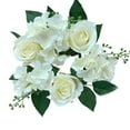 thumbnail image 1 of WEGFTDUOP Artificial Rose Candle Rings Festive Wedding Decoration Candlestick Rings Suitable For Wedding Centerpieces Party Home Table Decorations Candle Decorations, 1 of 6