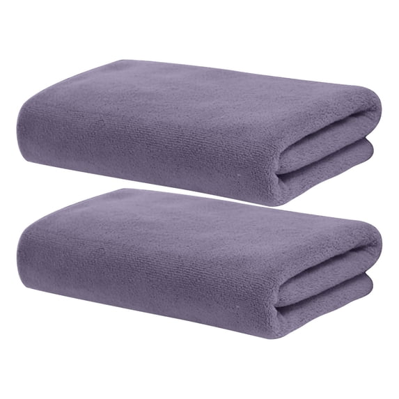 WEGFTDUOP Bath Towel 2 Pack( 75*35cm ), Oversized Thick Towels, Soft, Super Absorbent and Fast Drying, No Fading Multipurpose Use for Sports, Travel, Fitness, Yoga, Multicolor Count
