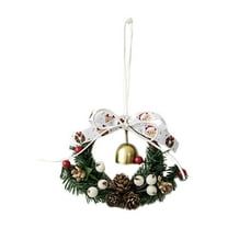 WEGFTDUOP Beautiful Christmas Decorations Wreaths Bells Window Porch Hanging Christmas Tree Christmas Home Decor Gifts Holiday Products