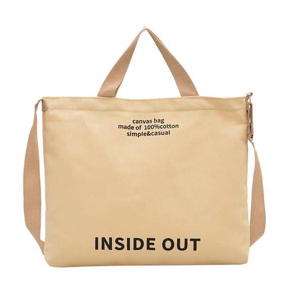 WEGFTDUOP Canvas Shoulder Bag Office Messenger Bag Large Capacity Student Party Bag Handbag Japanese Shoulder Bag